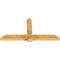 Ekena Millwork Eugene Rough Sawn Timber Gable Bracket, Western Red Cedar, 72"W x 36"H x 4"D x 6"F, 12/12 Pitch GBW072X36X0406EUG00RWR - alternate 2